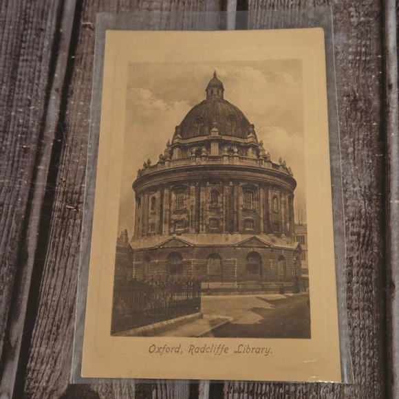 Frith's Series Other - Vintage Oxford Radcliffe‎ Library Postcard Frith's Series Sepia Unposted Saxony